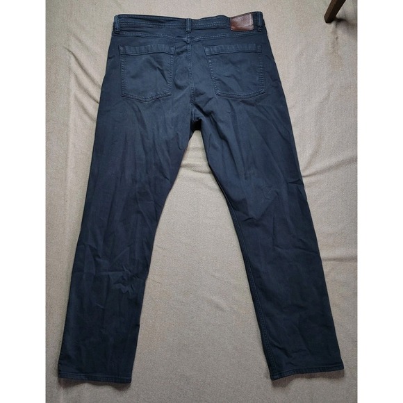 Revtown Sharp Men's Jeans 38x32 Blue Dark Wash Straight Leg Stretch Pants - Picture 6 of 10